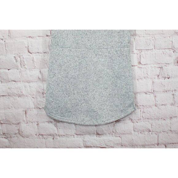 LL Bean Sweater Fleece Long Vest Pewter Size XS - Picture 5 of 10